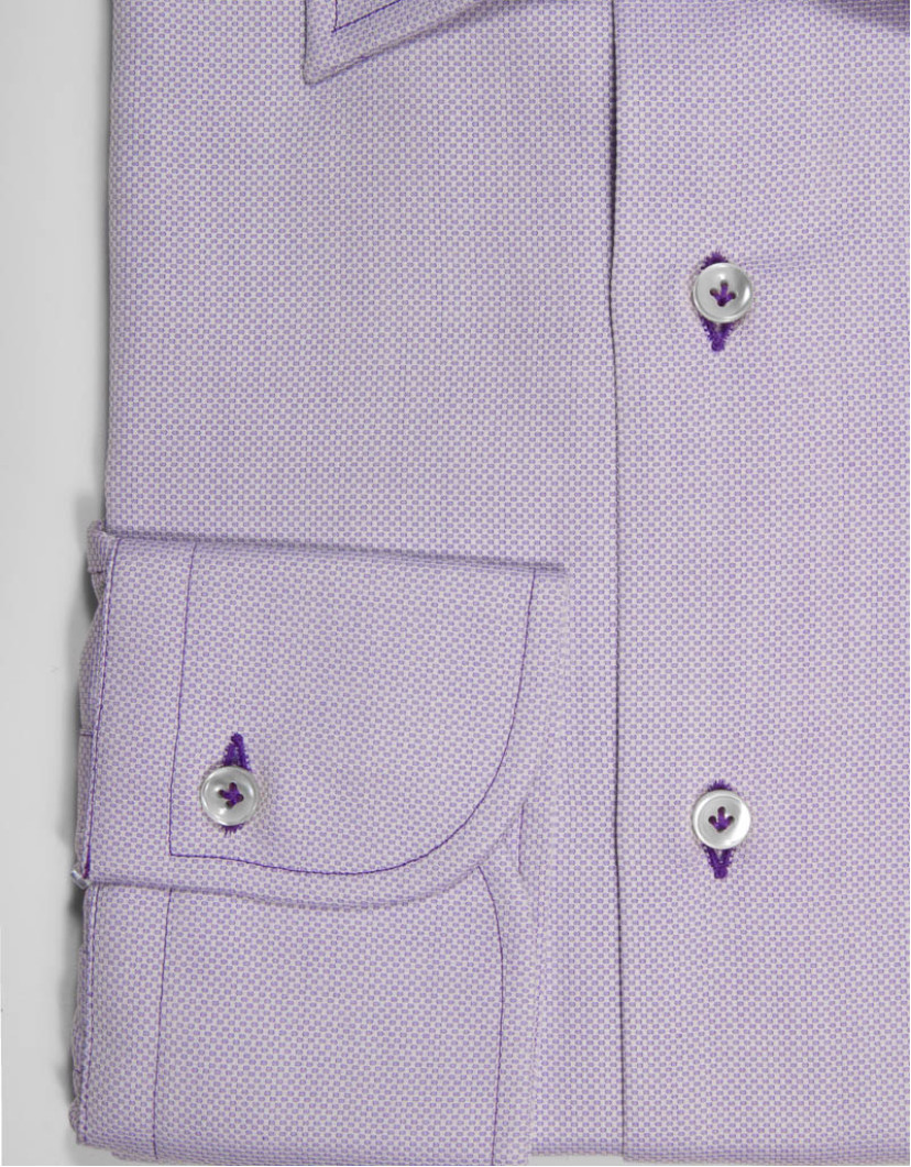 Patrick Hellmann Collection Purple Shirt 100% Cotton image
